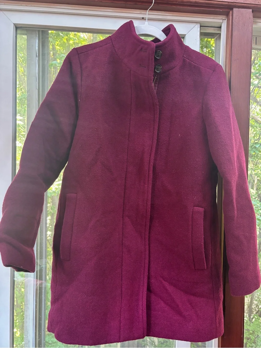 J Crew Button City Coat